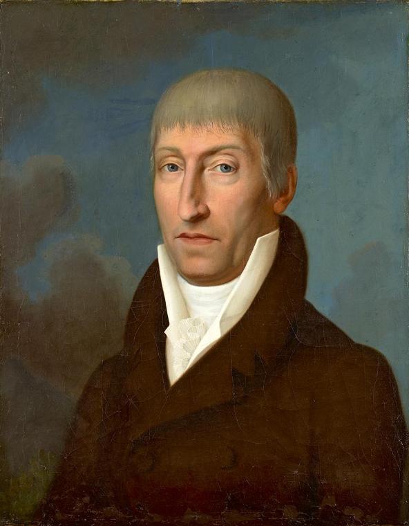 Unbekannter Künstler, Franz Marischler von Rottenheim, um 1830, Öl auf Leinwand, 58,5 x 46,5 cm…