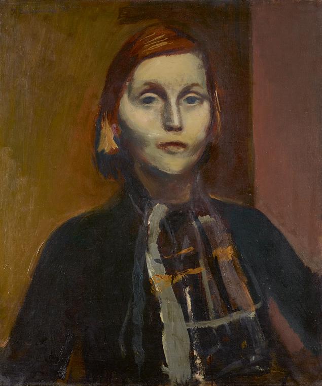 Josef Dobrowsky, Maria Pauli-Rottler, 1935, Öl auf Leinwand, 69,5 x 59,5 cm, Belvedere, Wien, I…