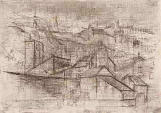 Gerhart Frankl, Albertville, 1928, Vernis mou und Diamantradierung auf Japanpapier, Blattmaße: …