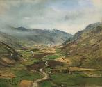 Anton Romako, Das Gasteinertal II, Herbst 1877, Öl auf Holz, 26 x 31,5 cm, Belvedere, Wien, Inv…