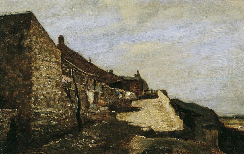 Rudolf Ribarz, Pont de Moutiers in Thiers, 1897, Öl auf Holz, 29,5 x 45,5 cm, Belvedere, Wien, …