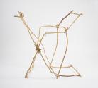 Michèle Pagel, Wäscheständer Spörri, 2011, Holz, Hanfschnur, 60 × 150 × 5 cm, Schenkung der Kün…