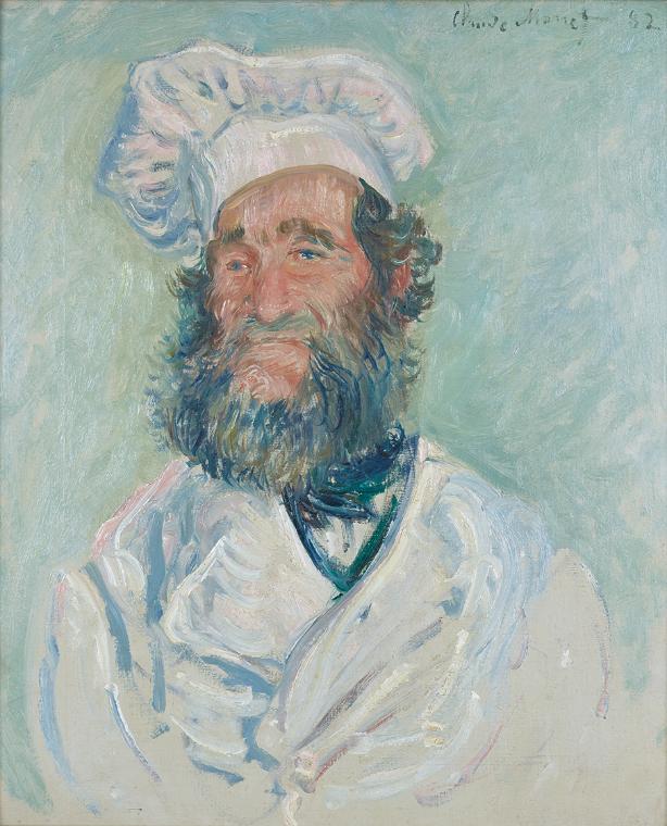 Claude Monet, Der Koch, Monsieur Paul, 1882, Öl auf Leinwand, 64,5 x 52,1 cm, Belvedere, Wien, …