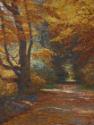 Olga Wisinger-Florian, Praterallee im Herbst, um 1900, Öl auf Leinwand, 171 x 211 cm, Belvedere…