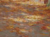 Olga Wisinger-Florian, Praterallee im Herbst, um 1900, Öl auf Leinwand, 171 x 211 cm, Belvedere…