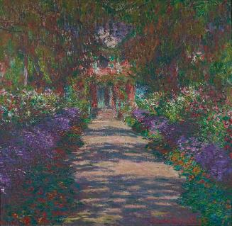 Claude Monet, Eine Allee in Monets Garten in Giverny, 1902, Öl auf Leinwand, 89,5 x 92,3 cm, Be…