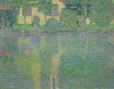 Gustav Klimt, Schloss Kammer am Attersee III, 1909/1910, Öl auf Leinwand, 110 × 110 cm, Belvede ...