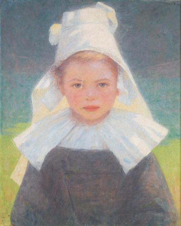 Ludwig Ferdinand Graf, Studienkopf, 1893, Öl auf Leinwand, 54,5 x 46 cm, Belvedere, Wien, Inv.-…