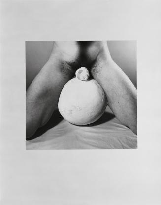 Rudolf Schwarzkogler, 2. Aktion, 1965, Fotografie, 33,9 × 34,4 cm, Belvedere, Wien, Inv.-Nr. 88 ...