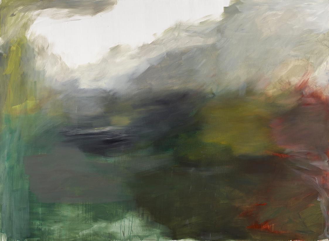 Herbert Brandl, Ohne Titel, 1997, Öl auf Leinwand, ungerahmt: 220 × 320 × 4,5 cm, Schenkung Sam…