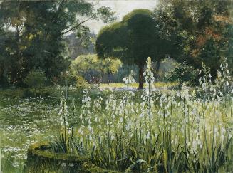 Hugo Charlemont, Sommerhyazinthen (Galtonien), um 1901, Öl auf Leinwand, 71 x 94 cm, Belvedere,…