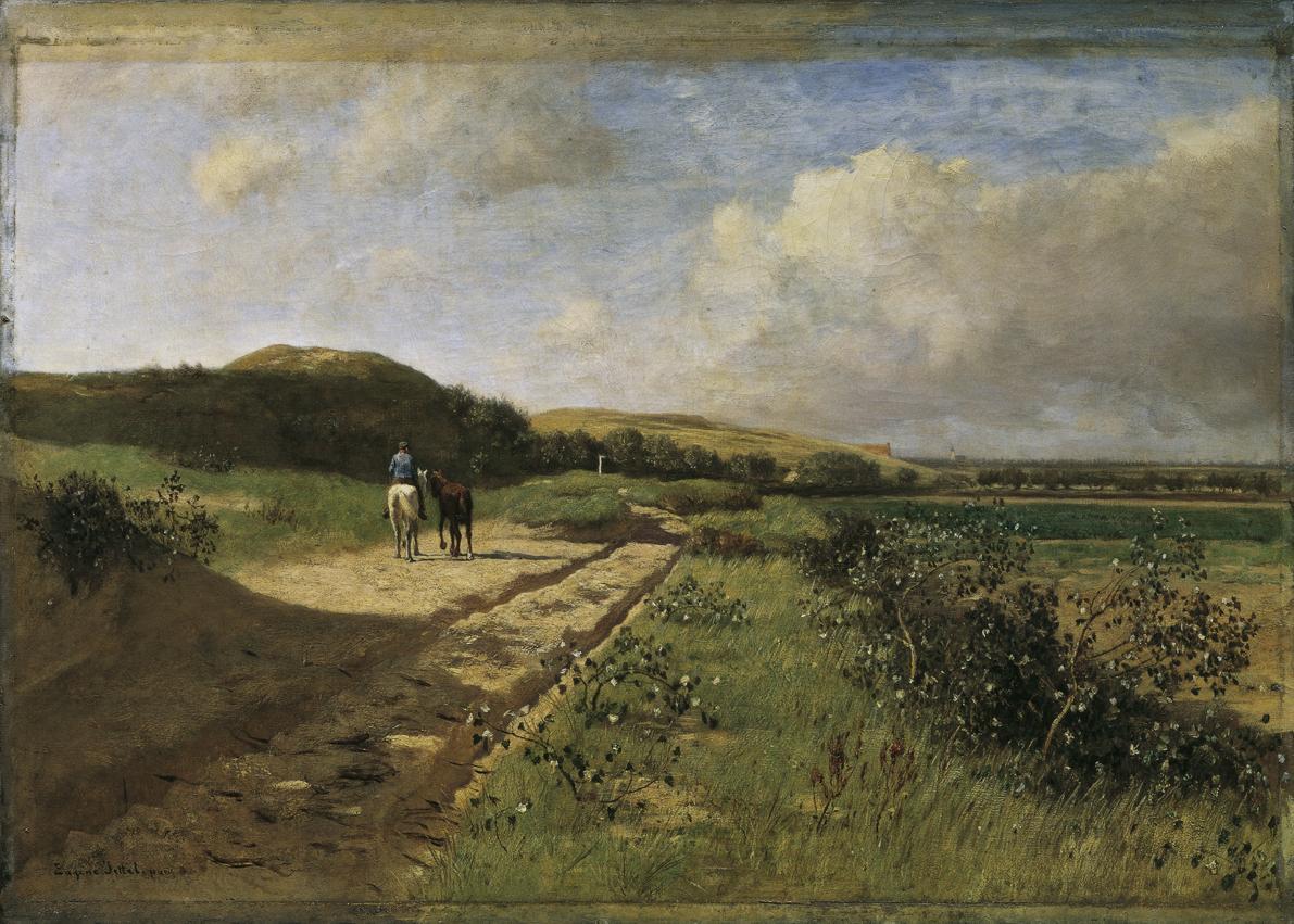 Eugen Jettel, Dünen bei Katwijk, 1886, Öl auf Leinwand, 67 x 93,5 cm, Belvedere, Wien, Inv.-Nr. ...