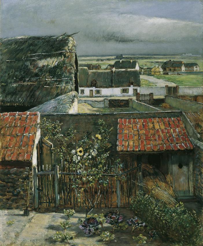 Rudolf Ribarz, Bretonische Landschaft, um 1898, Öl auf Leinwand, 65 x 54 cm, Belvedere, Wien, I…