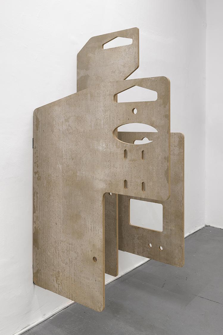 Benjamin Hirte, tag (specialized – Air tool), 2014, Faserzement, 187 × 62 × 2 cm, Belvedere, Wi…