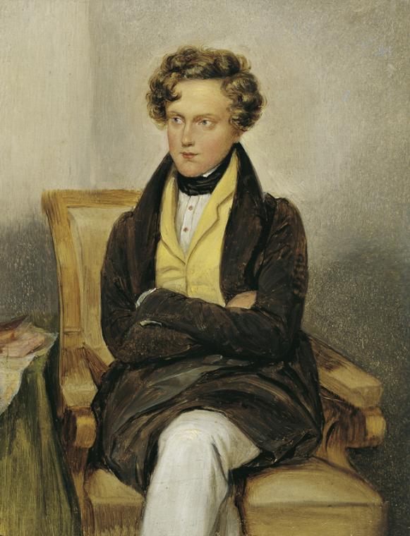 Michael Moritz Daffinger, Der Herzog von Reichstadt, 1831, Öl auf Holz, 22 x 17 cm, Belvedere, …