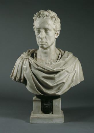 Josef Klieber, Büste des Erzherzogs Karl, 1842, Marmor, H: 67 cm, Belvedere, Wien, Inv.-Nr. 254…
