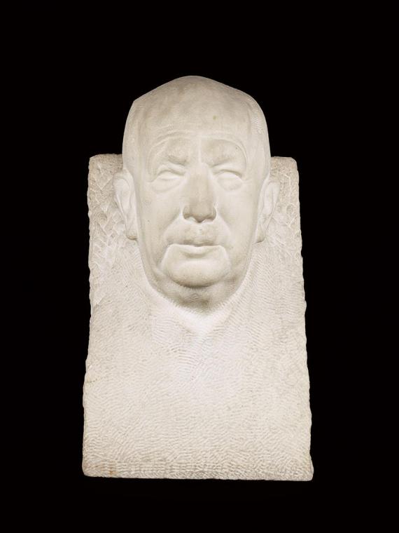 Fritz Behn, Der Komponist Richard Strauß (1864-1949), undatiert, Marmor, 60 × 33,5 × 32 cm, Bel…