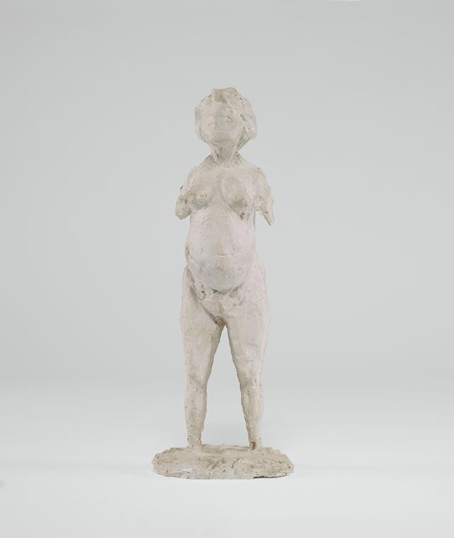 Marc Adrian, Stehende, Moderne nach 1945, Gips, 42 × 16 × 13,5 cm, Schenkung Sammlung Dieter un…