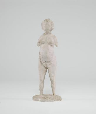 Marc Adrian, Stehende, Moderne nach 1945, Gips, 42 × 16 × 13,5 cm, Schenkung Sammlung Dieter un…