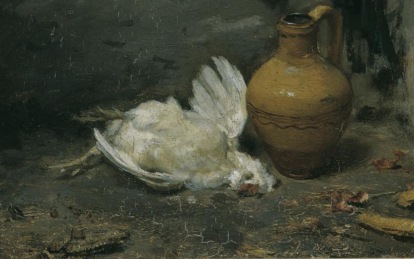 Still Life with Dead Chicken and Jug