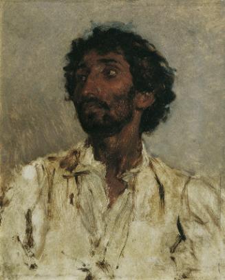 August von Pettenkofen, Brustbild eines Rom, 1860/1870, Öl auf Holz, 23 x 19 cm, Belvedere, Wie…