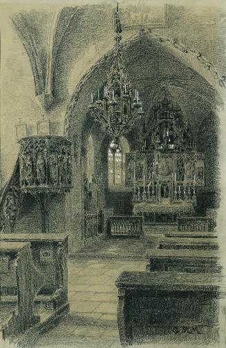 Gabriele Murad-Michalowski, Fürstliche Lichtenstein´sche Patronatskirche in Seebenstein, vor 19…