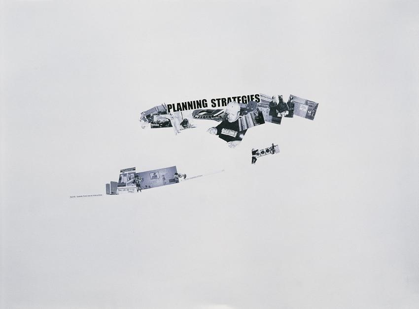 Jacob Kolding, Planning Strategies, Schwarzweiß-Xerox-Kopien auf Papier, 74,5 x 105 cm, Belvede…