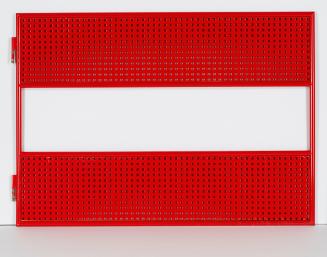 Gerwald Rockenschaub, Ohne Titel, 1993, Metall, Lack, 80 × 110 cm, Dauerleihgabe Georg Kargl Fi…