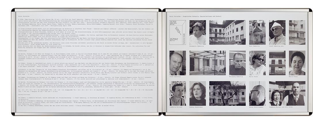 Josef Dabernig, Hotel Roccalba, 2007, Lambda Druck auf Polystyrol kaschiert, 2 mal: 82 × 117 cm…