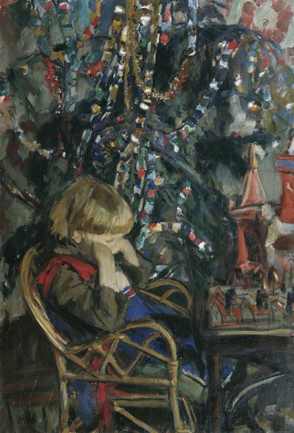 Wojciech Stanislaw Weiss, Weihnachten, undatiert, Öl auf Leinwand, 109 x 75 cm, Belvedere, Wien…