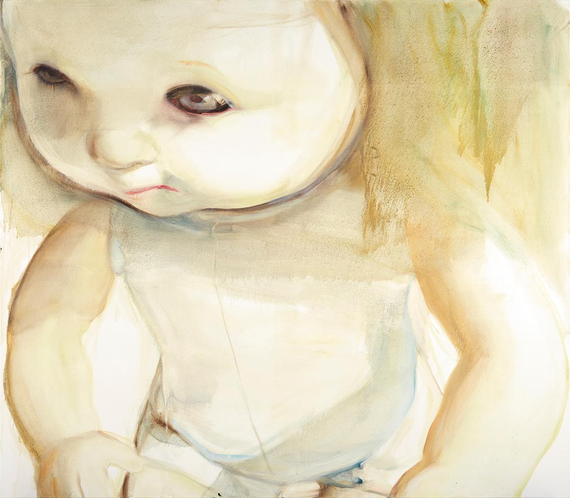 Maja Vukoje, Ohne Titel, 2000, Öl auf Leinwand, ungerahmt: 160 × 180 × 2 cm, Schenkung Sammlung…
