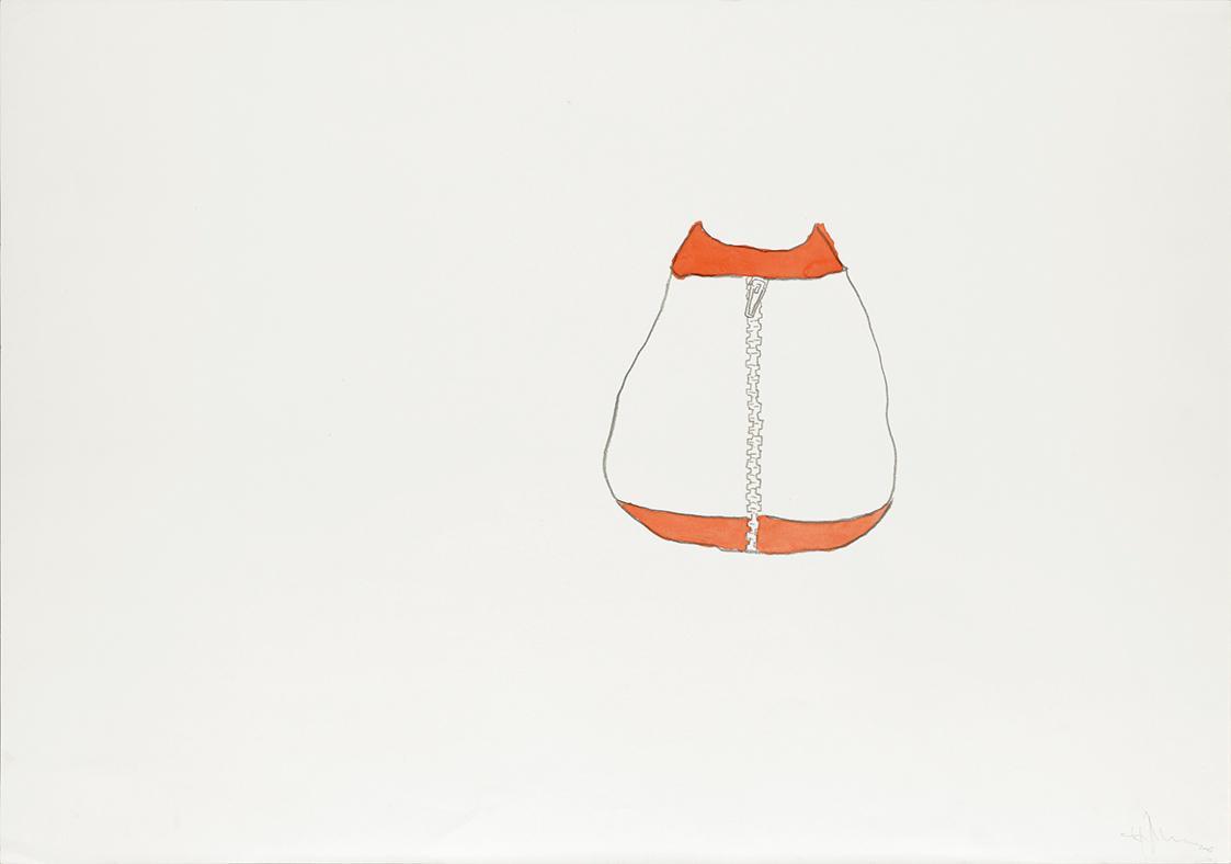Edgar Honetschläger, Ohne Titel, 2005, Mischtechnik auf Papier, 70,2 × 100 cm, Schenkung Sammlu…