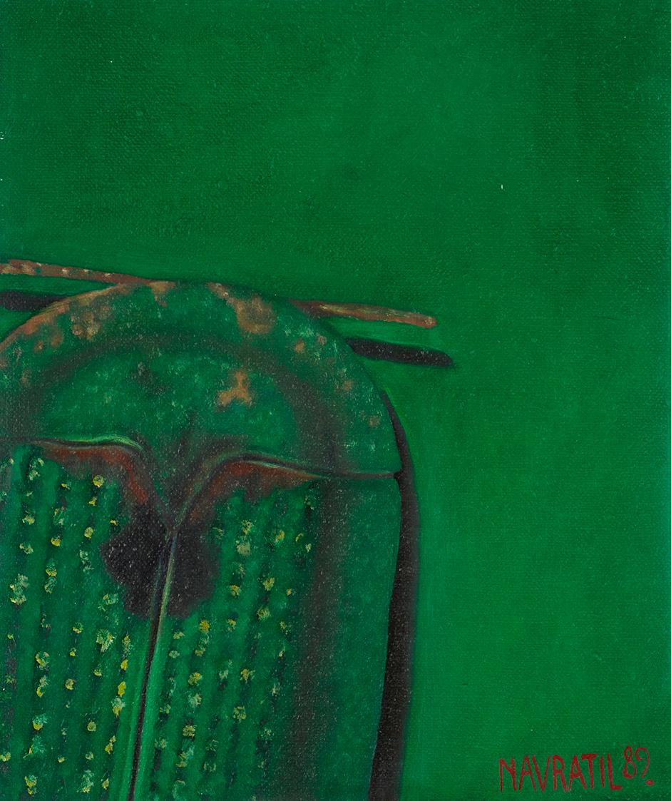 Walter Navratil, Käfer, 1989, Öl auf Leinwand, 20 × 17 cm, Schenkung Sammlung Ploner, Belvedere…