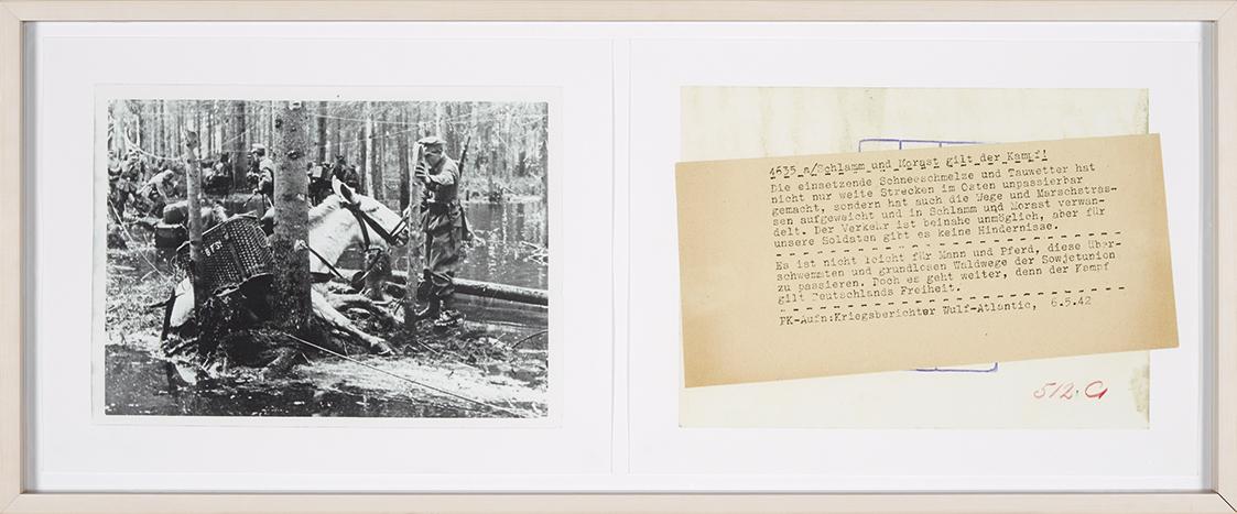 Ann Sofi Sidén, Poshlust Verso Recto: "Schlamm und Morast gilt der Kampf! ...", 2003, Archival …