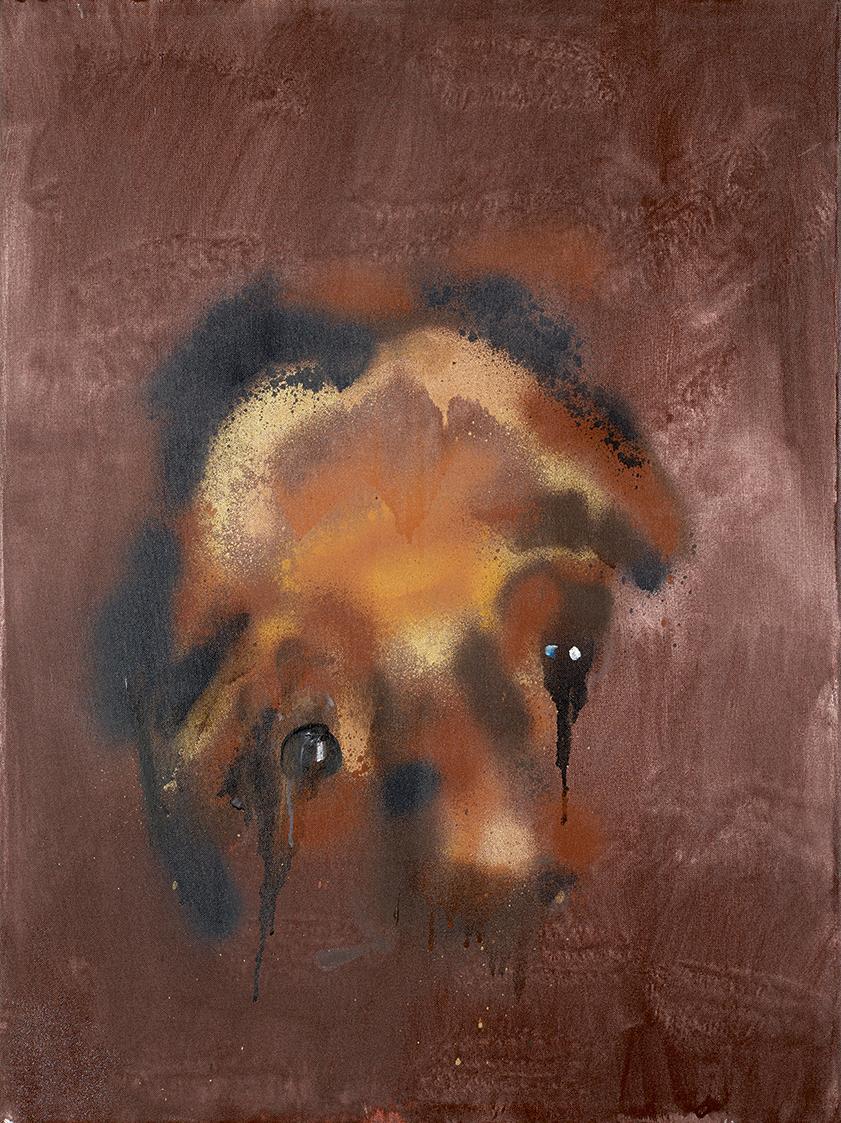 Maja Vukoje, Ohne Titel, 2003, Öl auf Leinwand, ungerahmt: 80 × 60 × 4,5 cm, Schenkung Sammlung…