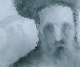 Heinrich Sussmann, Bildnis eines Rabbiners, 1964, Öl auf Leinwand, 39 x 46 cm, Artothek des Bun…