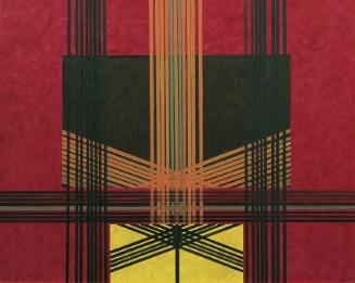 Herbert Bayer, Constellation, 1960, Liquitex auf Leinwand, 61 x 76 cm, Belvedere, Wien, Inv.-Nr…