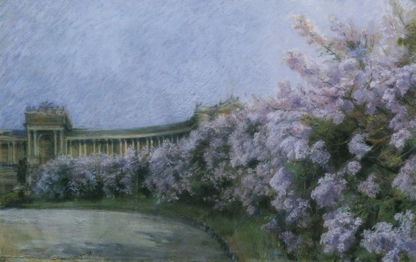 Augusta Kochanowska, Neue Hofburg, undatiert, Pastell auf Papier auf Karton, 44 x 68 cm, Belved…