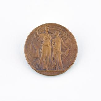 Adolph Alexander Weinman, Medaille Universal Exposition 1904 Saint Louis, 1904, Medaille und Sc…