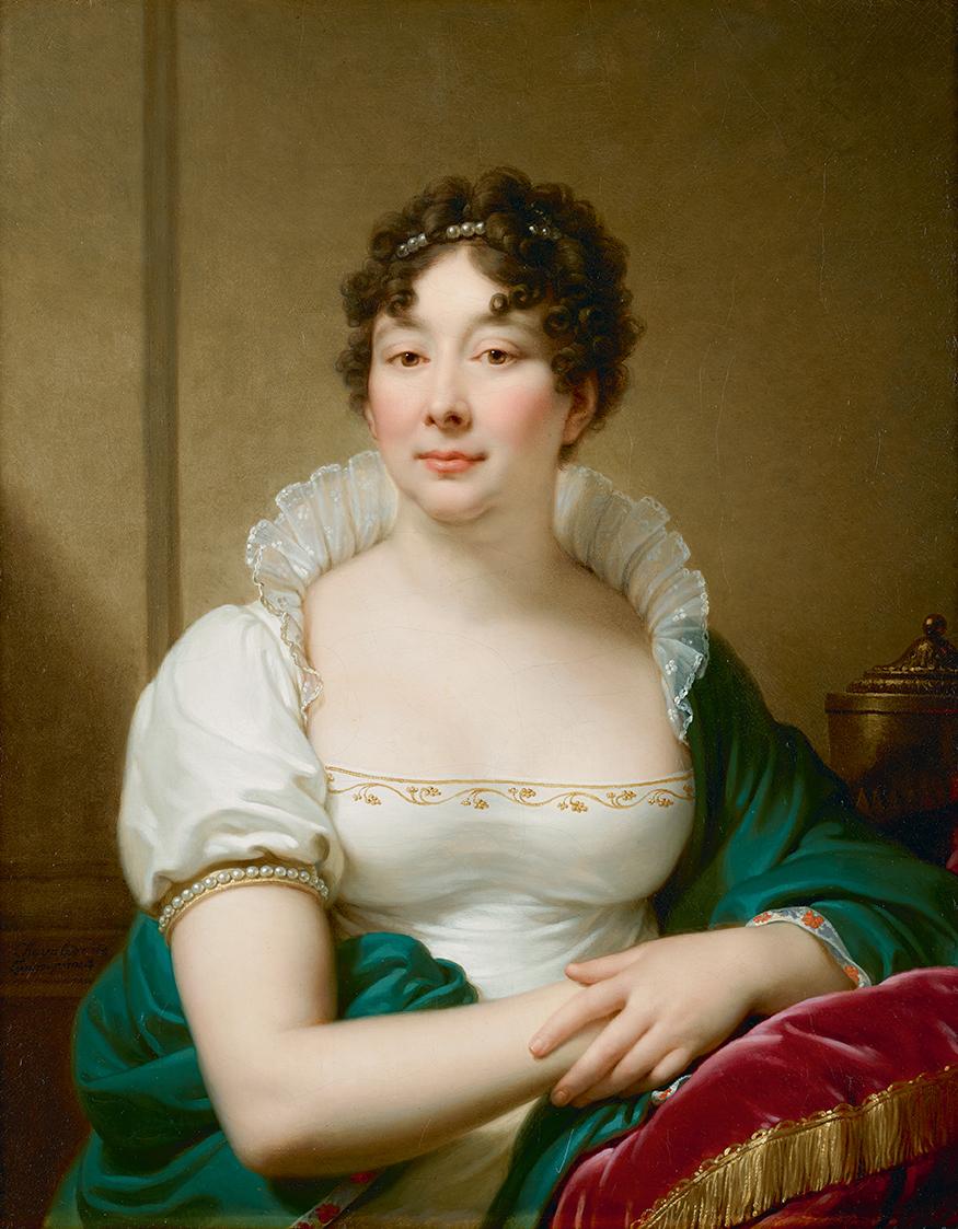 Johann Baptist Lampi d. Ä., Maria Sophia Gräfin Schönborn-Leyen, vor 1813, Öl auf Leinwand, 79,…