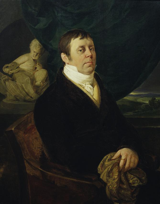Peter Fendi, Porträt eines Arztes, 1825, Öl auf Holz, 53 x 42 cm, Belvedere, Wien, Inv.-Nr. 746…