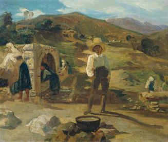 Carl Rahl, Italienische Landschaft, 1836/1850, Öl auf Leinwand, 32 x 38 cm, Belvedere, Wien, In…