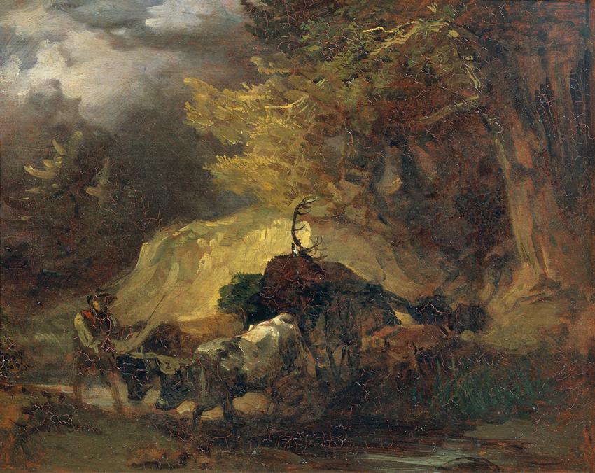 Nach der Jagd (Heimkehr von der Hirschjagd)