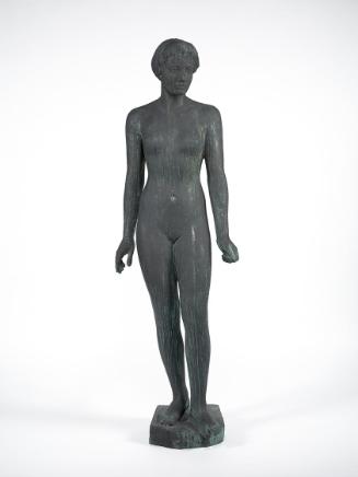 Georg Kolbe, Weibliche Figur, 1915, Bronze, 181 × 57 × 45 cm, Plinthe: 31 × 40 cm, Belvedere, W…