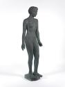 Georg Kolbe, Weibliche Figur, 1915, Bronze, 181 × 57 × 45 cm, Plinthe: 31 × 40 cm, Belvedere, W ...