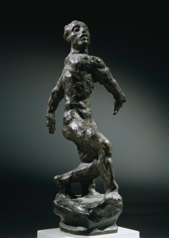Anton Hanak, Der Wendepunkt (Entwurf), 1920, Bronze, (Vitrine): 27,5 × 16 × 10,5 cm, Belvedere,…