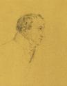 Johann Peter Krafft, Studie zum "Einzug nach dem Pariser Frieden", Rückseite, Bleistift auf Pap…