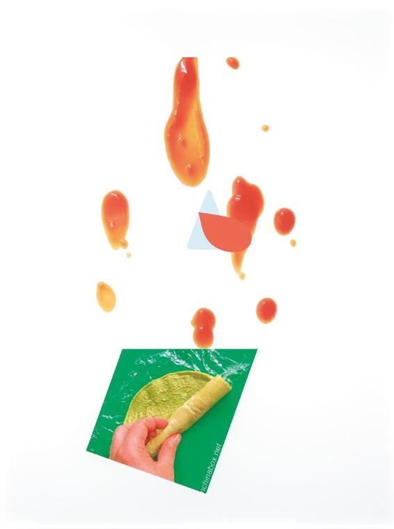 Lisa Holzer, Omelette passing under Merely A, 2012, Pigmentdruck auf Baumwollpapier, 88 × 68 cm…