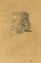 Johann Peter Krafft, Studie zu Faust, Bleistift auf Papier, weiß gehöht, 28 x 20,5 cm, Belveder…