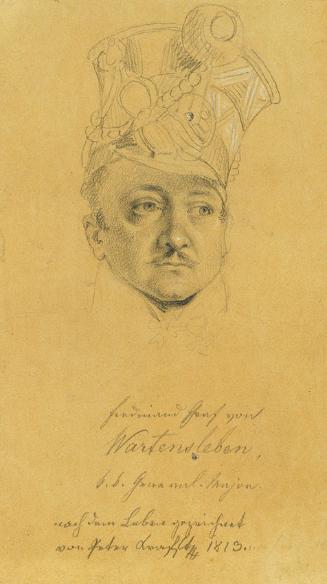 Johann Peter Krafft, Ferdinand Graf von Wartensleben (Porträtstudie zu "Erzherzog Karl mit sein…